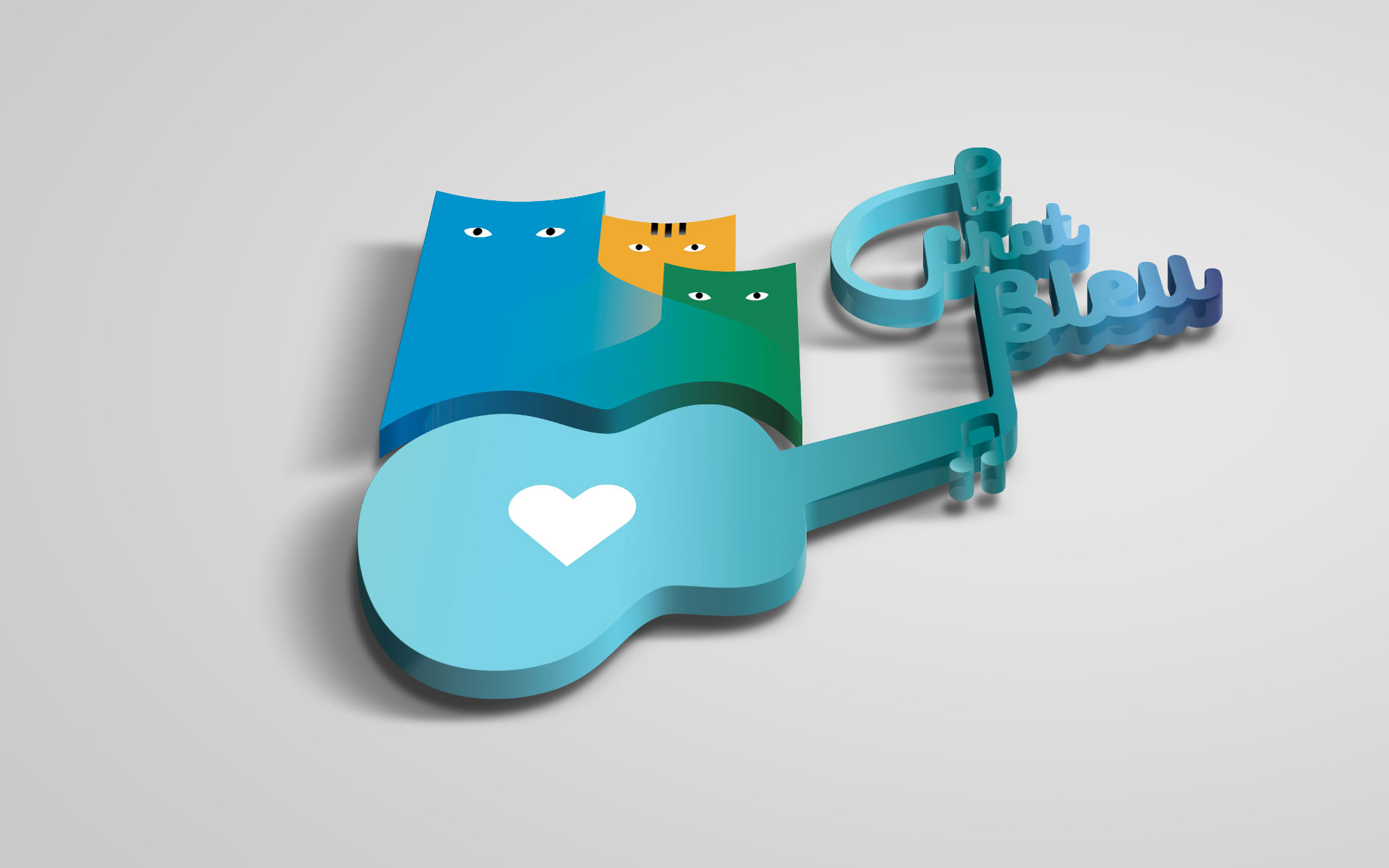 LE CHAT bleu